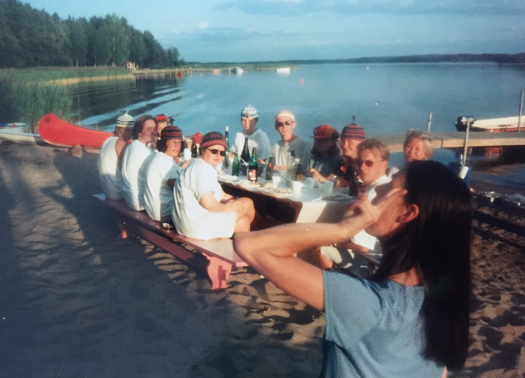 Personalfest ved Vasa stads sommerleir i Vexala 1994. sommernorge